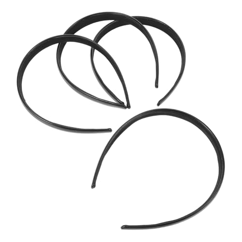 Beatifufu 2 Stück Damen Haarband Schwarz PU Leder Modisch Elastisch Weich und Flexibel Schlichtes Design Bequem für Alltag und Vielseitige Stylings von Beatifufu