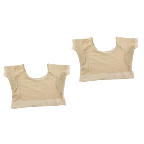 Beatifufu 2stücke Waschbare Achselpads Für Damen Ultra Dünne Schweißabsorbierende Unterwäsche Hautfreundliches Material Elastisch Und Atmungsaktiv Für Alltag Hautfarbe von Beatifufu