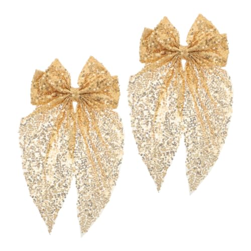 Beatifufu 2 Stück Glitzernde Haarschleifen für Damen Große Pailletten Haaraccessoires mit Oversized Schleife für Partys Geburtstagsfeiern und Besondere Anlässe Beatifufu 2 Stück Glitzernde Haarschleifen für Damen Große Pailletten Haaraccessoires mit Oversized Schleife für Partys Geburtstagsfeiern und Besondere Anlässe von Beatifufu