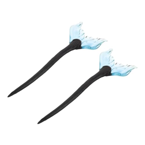 Beatifufu 2stücke Fischschwanz Haarnadeln Für Frauen Handgefertigte Dutt-haarspangen Traditionelle -haaraccessoires Für Elegante Hochsteckfrisuren Stabil Und Langlebig von Beatifufu