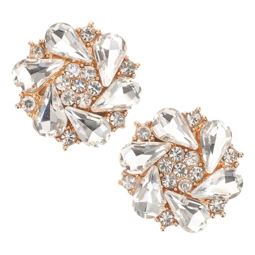 Beatifufu 2 Stück Kreative Manschettenknöpfe Knopfabdeckungen Strass Dekorative Knopfabdeckungen Kleidung Legierung Knopf Hemd Für Frauen Für Männer Knopf von Beatifufu