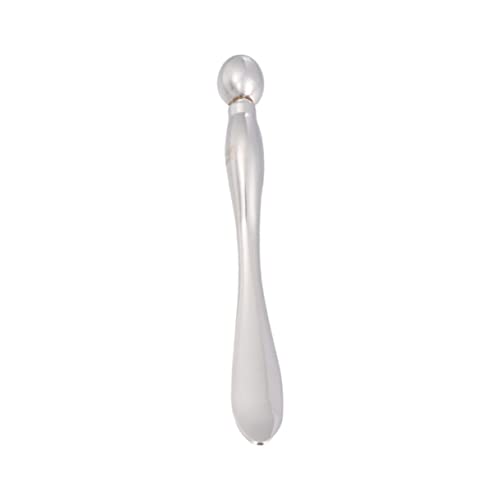 Beatifufu 2 Stück Metall Augenmassage Sticks mit Löffel-ende für Effektive Augencreme Aufnahme Kompaktes Design Fördert Hautpflege Augenödeme Vielseitig als Kosmetik Masken-spatel Geeignet von Beatifufu