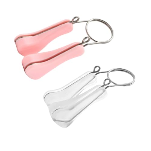 Beatifufu 2 Stück Nasenheber Clip Nasenrücken Korrektur Nasenlift Nasenformer Operation für Frauen Mädchen Schmerzfrei Langlebig Atmungsaktiv Weiß von Beatifufu