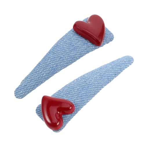 Beatifufu 2 Stück Niedliche Herz Haarspangen aus Denim für und Mädchen Stilvolle Haarclips für Alltag Partys und Besondere Anlässe Romantisches Design Blau Beatifufu 2 Stück Niedliche Herz Haarspangen aus Denim für und Mädchen Stilvolle Haarclips für Alltag Partys und Besondere Anlässe Romantisches Design Blau von Beatifufu