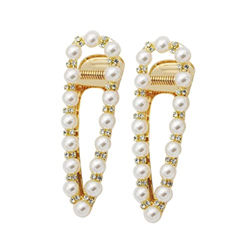 Beatifufu 2 Stück Perlen-haarspangen Für Damen Hochzeit Brautschmuck Kunstperlen Haarschmuck von Beatifufu