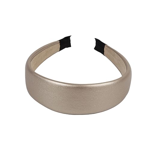Beatifufu 2stücke Pack Schwamm-stirnband Breit Krempe Rutschfeste Vintage-haarband Für Damen Gold Silber von Beatifufu