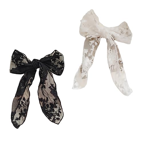 Beatifufu 2stücke Haarnadel Mit Spitze Und Schleife Stylische Haaraccessoires Für Damen Mit Kopfschmuck Für Alltag Und Anlässe von Beatifufu