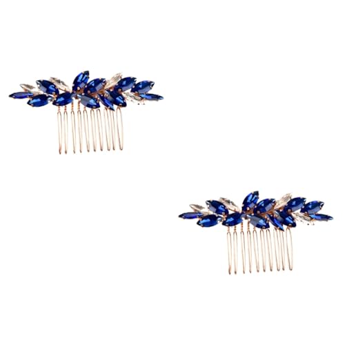 Beatifufu 2 Stück Strass-haarkamm Für Hochzeit Braut Seitenkamm Haarschmuck Für Frauen von Beatifufu