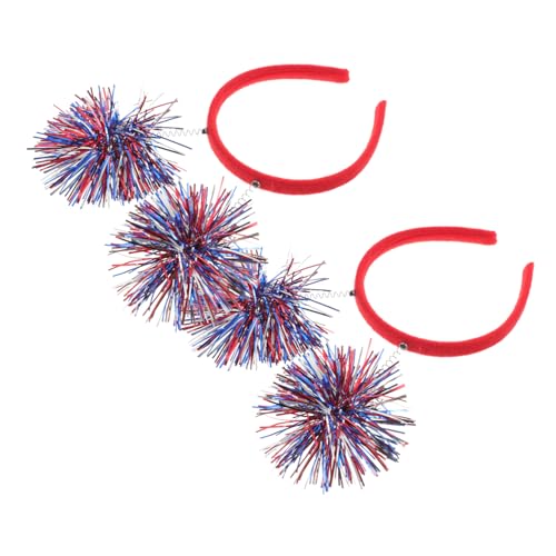 Beatifufu 2 Stück Teiliges Independence Day Haarreifen Langlebiger Stirnband Kopfschmuck Leichtes Party Headband für Damen und Mädchen Perfektes Of July Accessoire und Fotorequisite von Beatifufu