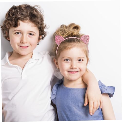 Beatifufu 2 Stück Teiliges Katzenohren stirnband mit Glitzernden Sternen Komfortabler Haarreif für Erwachsene Geeignet für Karneval Party Cosplay und Festliche Anlässe Modisches von Beatifufu