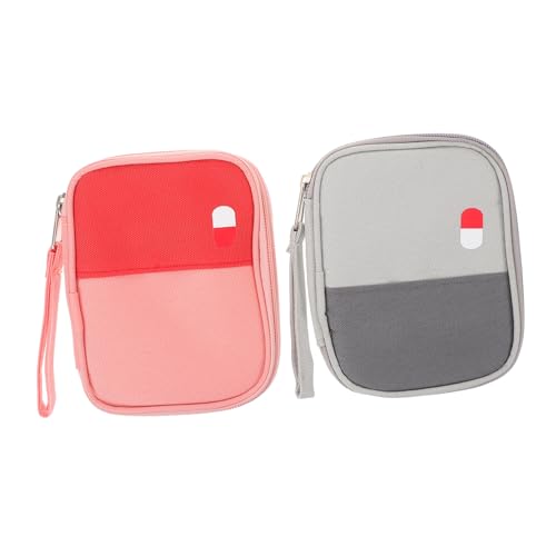 Beatifufu 2 Stück Tragbare Reiseapotheke Teiliges Notfalltaschen mit Großem Fassungsvermögen wasserdichte Medizin Organizer Taschen für Familie und Reisen Beatifufu 2 Stück Tragbare Reiseapotheke Teiliges Notfalltaschen mit Großem Fassungsvermögen wasserdichte Medizin Organizer Taschen für Familie und Reisen von Beatifufu