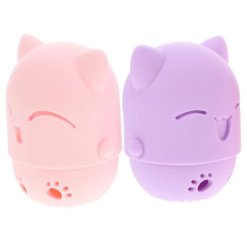 Beatifufu 2-teiliger Kosmetikschwamm-silikonhalter Make-up-organizer-etui Staubdicht Reise-kosmetikschwamm-etui Für Kosmetik Beatifufu 2-teiliger Kosmetikschwamm-silikonhalter Make-up-organizer-etui Staubdicht Reise-kosmetikschwamm-etui Für Kosmetik von Beatifufu