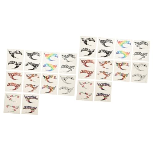 Beatifufu 20paare Kunst Augen-make-up Aufkleber Selbstklebende Eyeliner Decals Für Fasching Cosplay Und Festivals Temporäre Augen-make-up Sticker Mischfarben Beatifufu 20paare Kunst Augen-make-up Aufkleber Selbstklebende Eyeliner Decals Für Fasching Cosplay Und Festivals Temporäre Augen-make-up Sticker Mischfarben von Beatifufu