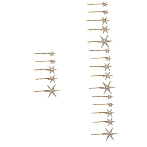 Beatifufu 20 Stk -strass-haarspange Haarspangen Organisator Für Haarschmuck Stern-haarschmuck Haarschmuck Für Damen Mädchen Haarstyling-accessoires Haarnadeln Für Die Braut Legierung von Beatifufu