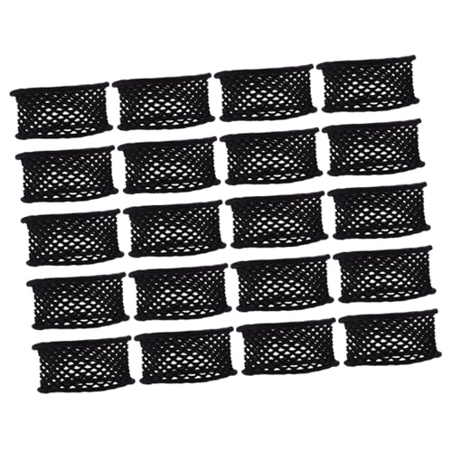 Beatifufu 20 Stück Elastische Haargummis Breit Extra Stark Dehnbar Geeignet für Damen Mädchen Vielseitige Haarbänder für Pferdeschwanz Hochsteckfrisuren Langlebig Formstabil von Beatifufu