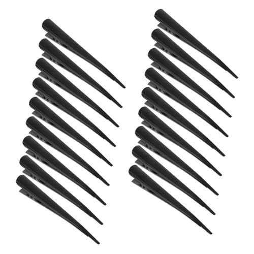 Beatifufu 20 Stück Teiliges Metall-haarklammern Schwarz Spitz Zulaufende Duckbill Haarclips für Damen Rutschfeste Styling-accessoires zum Diy-frisuren Gestalten Vielseitig für Alltag und von Beatifufu