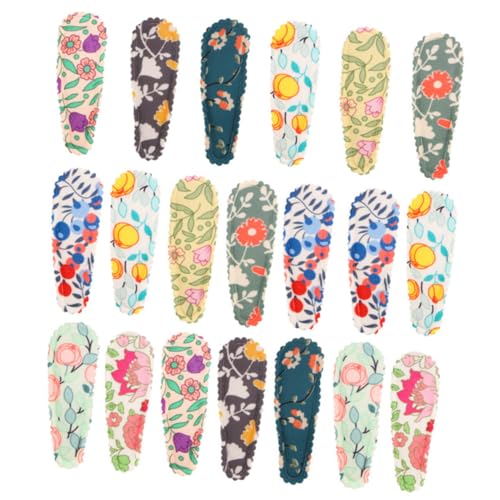 Beatifufu 20stücke Haarspangen Mit Blumenmuster Haarspange Für Damen Mädchen Junge Mädchen Vintage-design Leuchtende Farben Modischer Haarschmuck Für Geburtstag Weihnachten Feste von Beatifufu