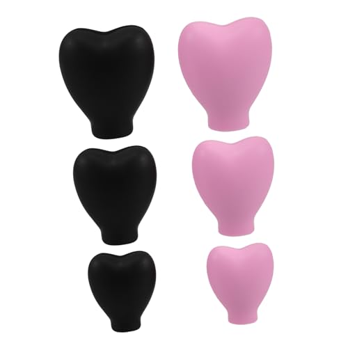 Beatifufu 2Satz Wiederverwendbare Silikon Pinselabdeckung Teiliges für Lidschatten und Foundation Schützt vor Schmutz Wasser und Verformung für Make Up Organizer von Beatifufu