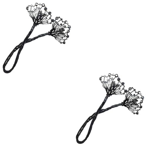 Beatifufu 2St Black Swan Twist-Clip hair rollers gurtwickler lockenwicklern Haarknotenhersteller Bräunungsaufkleber Haarknotenformer für Frauen Werkzeug zur Herstellung von Haarknoten Stoff von Beatifufu