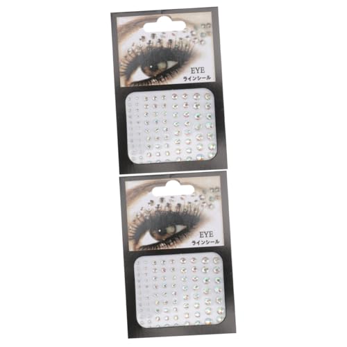 Beatifufu 2 Stück Temporäre Gesichtsfelsen-schmuck-aufkleber Selbstklebende Edelsteine Für Jungen Und Mädchen von Beatifufu