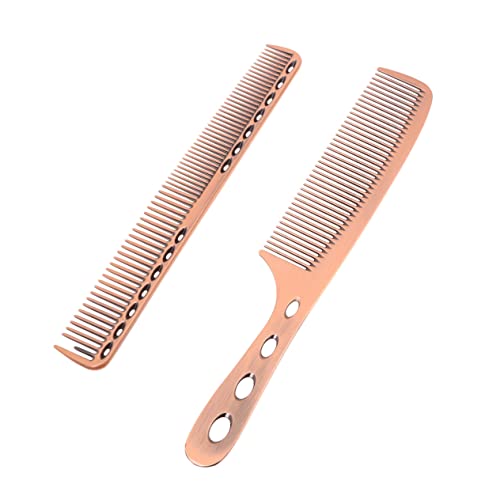 Beatifufu Aluminium-haarschneidekämme-set Mit Salonkämme Für Männer Und Frauen Entwirrungskamm Und Feinzahnkamm Zum Glätten Und Haare Trennen Rostbeständig Und Langlebig von Beatifufu
