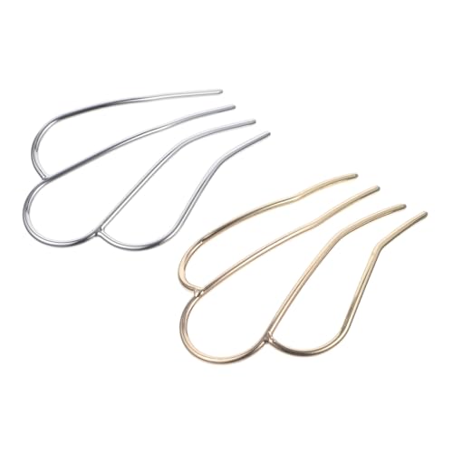 Beatifufu 2er Satz Haarkammstäbchen Seitliche Haarstift Haarnadel Haarschmuck-tool Für Frauen Und Mädchen von Beatifufu