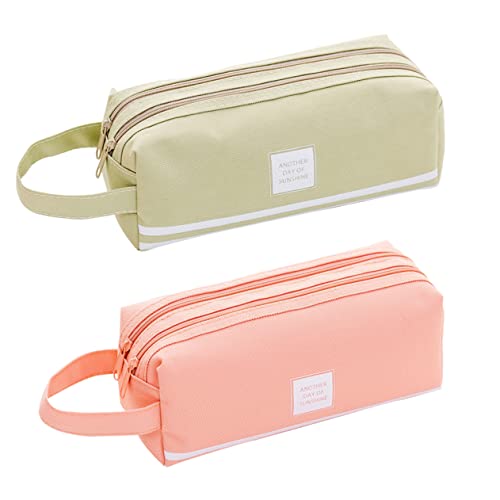 Beatifufu 2stücke Kreative Federmäppchen Große Kapazität Multifunktionale Stiftetasche Für Schüler Farben Zufällig Langlebig Und Praktisch Für Organisation Von Schreibwaren von Beatifufu