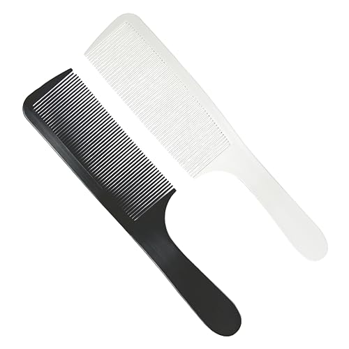 Beatifufu 2stücke Gebogener Friseurkamm Für Männer Haarschneidekamm Aus Kunststoff Antistatischer Kamm Für Styling Profi Friseurbedarf Schwarz Und Weiß von Beatifufu