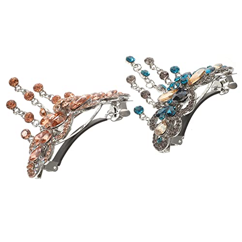 Beatifufu Vintage-haar-accessoires-set 2-teilig Metall-haarnadel Strass-quaste Frühlings-haarspangen für Frauen Beatifufu Vintage-haar-accessoires-set 2-teilig Metall-haarnadel Strass-quaste Frühlings-haarspangen für Frauen von Beatifufu