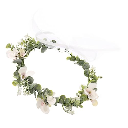 Beatifufu 2 Stücke Elegante Hochzeit Stirnband Für Frauen Beflockung Blume Krone Braut Stirnband Zarte Decor Kopfschmuck von Beatifufu