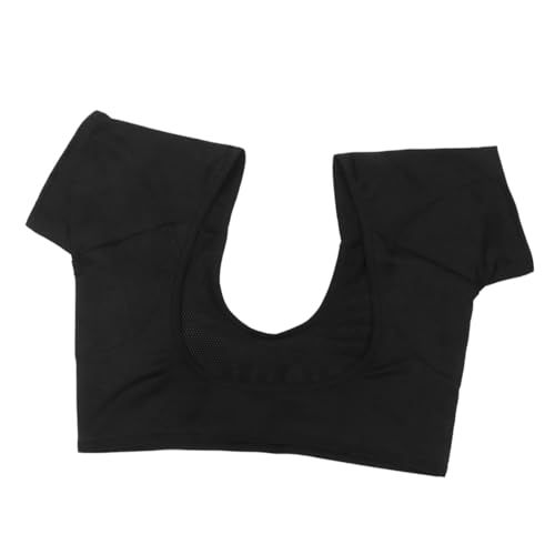Beatifufu 2st Unterarm-schweißpolsterweste Damen-bhs Schweißpads Thermounterwäsche Sport-schweißweste Bequeme Sweatweste Schweißabsorbierendes Oberteil Anti-schweiß-weste 12 Elasthan Black von Beatifufu