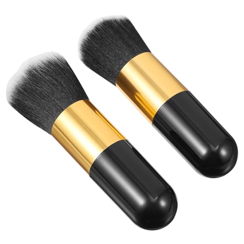 Beatifufu 2stücke Kosmetikpinsel Make-up-pinsel Mit Foundation-pinsel Und Puderpinsel Für Gesichtsbemalung Mit Hochwertigem Kunsthaar Für Damen Und Mädchen von Beatifufu