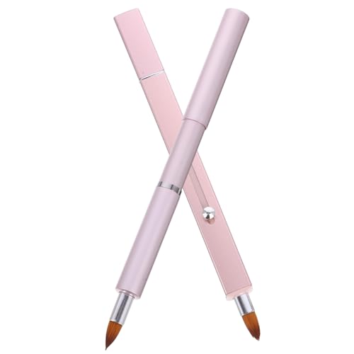 Beatifufu 2stücke Lippenstiftpinsel Für Lipgloss Tragbar Einziehbar Mit Weichen Borsten Für Präzises Auftragen Make-up-tool Für Frauen von Beatifufu
