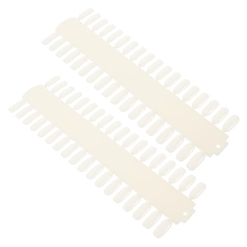 Beatifufu 2stücke Nagellack-displaytafeln Spitzen Nagelstifte Präsentationsständer Für Nagelstudios Nagelkunst Maniküre Lack-display-palette Probenständer Für Buch von Beatifufu