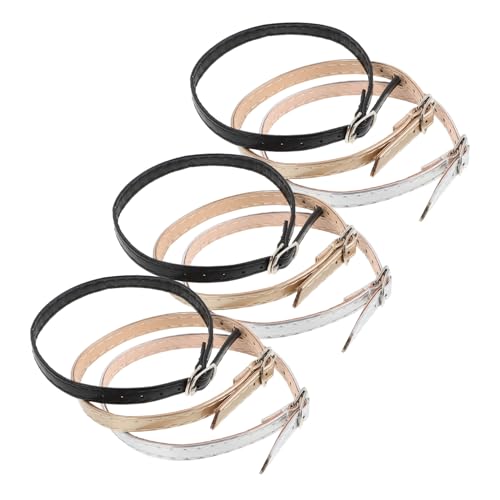 Beatifufu 3 Paare Abnehmbare PU Knöchelriemen für Damen High Heels Verstellbar Rutschfest Komfortabel Vielseitig für Sandalen und Wickelschuh Modischer Schuhschmuck Elastische Schuhriemen Beatifufu 3 Paare Abnehmbare PU Knöchelriemen für Damen High Heels Verstellbar Rutschfest Komfortabel Vielseitig für Sandalen und Wickelschuh Modischer Schuhschmuck Elastische Schuhriemen von Beatifufu