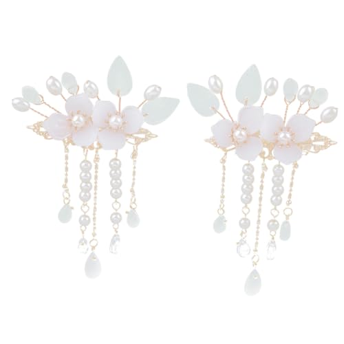 Beatifufu 3paare Vintage Blumen-haarspangen Mit Quasten Teiliges Haarschmuck Für Frauen Retro Haarnadeln Haaraccessoires Für Festliche Anlässe Und Besondere Outfits von Beatifufu