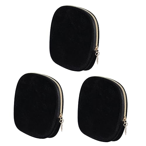 Beatifufu 3 Stück Reise-Make-up-Tasche Tasche Damen-geldbörse Schlüssel-Aufbewahrungstasche Stilvolle Aufbewahrungstasche von Beatifufu