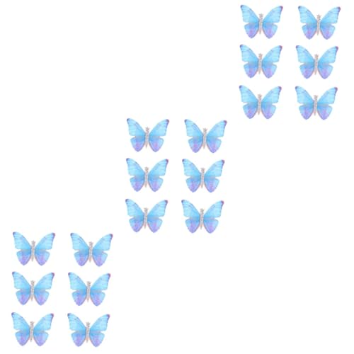 Beatifufu 3 Sets Feen-schmetterlings-haarspangen Bequeme Haarnadel-accessoires Für Frauen Und Mädchen Haarspangen Für Mädchen Schmetterlings-haar-accessoires 6 Stück * 3 von Beatifufu