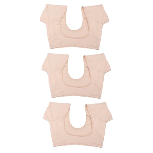 Beatifufu 3 Stk Unterarm-Schweißpolsterweste Westen für änner schweißfest underarm sweat pad unterarm schweiß pads Damenweste Spitzenoberteile für Frauen Kurzarm-Unterwäsche Schweißpads von Beatifufu