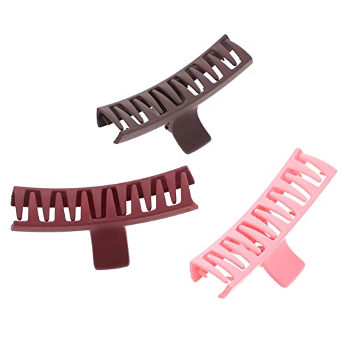 Beatifufu 3 Stück Große Haarklammer Damen Haarklammern Rutschfest für Dickes Haar Eleganter Haarclip in Rot Braun für Alltag Büro und Reisen Beatifufu 3 Stück Große Haarklammer Damen Haarklammern Rutschfest für Dickes Haar Eleganter Haarclip in Rot Braun für Alltag Büro und Reisen von Beatifufu