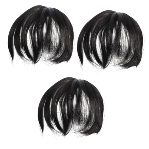 Beatifufu 3 Stück Haarspangen Für Frauen Dickes Haar Fake-front-accessoires Für Frauen Damen Clip-on Wiglet Dünner Werdendes Haar von Beatifufu