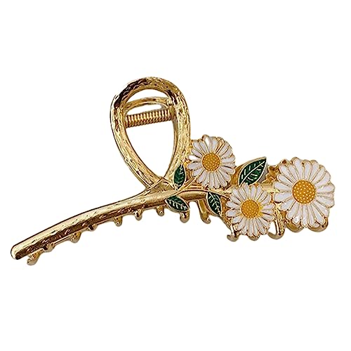 Beatifufu 3 Stück Metall-blumenclip Dekorative Haarspange Für Damen Große Kieferklammer Für Haare Für Dünnes/dickes Haar von Beatifufu