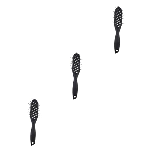 Beatifufu 3 Stück Reisefreundlicher Gebogener Haarkamm Aus Kunststoff Massagekamm Für Frauen Styling-tool Friseurmädchen von Beatifufu