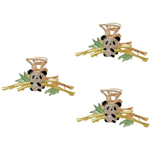 Beatifufu 3stücke Panda Haarklammer Mit Strasssteinen Für Frauen Elegante Kralle Für Dicke Und Dünne Haare Für Partys Und Alltagslooks Stark Und Langlebig von Beatifufu