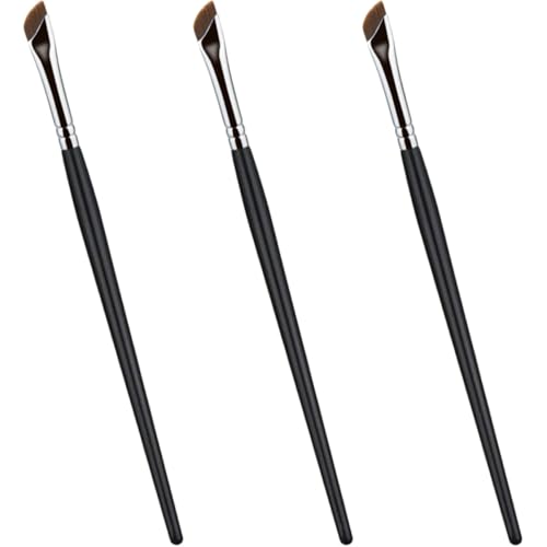 Beatifufu 3 Stück Teiliges Augen make up Pinselset mit Weichen Flexiblen Synthetikborsten sowie Präzisem Eyeliner Augenbrauen Concealer Pinsel Leicht Reisefreundlich für Damen und von Beatifufu