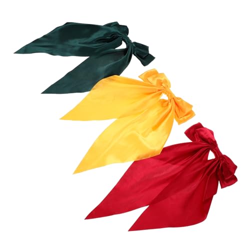 Beatifufu 3 Stück Teiliges Große Satin Haarspangen für Damen Stilvolle Schleifen Haarklammern in Rot Gelb Grün Leichte Französische Barrette für Hochzeiten Partys und Alltag Weiches Beatifufu 3 Stück Teiliges Große Satin Haarspangen für Damen Stilvolle Schleifen Haarklammern in Rot Gelb Grün Leichte Französische Barrette für Hochzeiten Partys und Alltag Weiches von Beatifufu