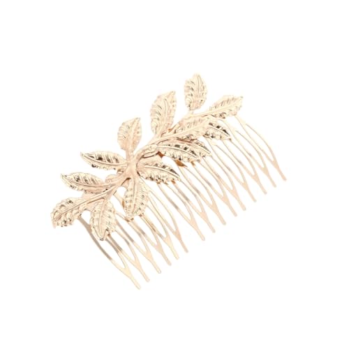 Beatifufu 3 Stück Teiliges Haarschmuck Legierungs blättern Eleganter Einsteckkamm für Frauen Brautschmuck Einfach zu Befestigen Geeignet für Hochzeit Party Festliche Anlässe von Beatifufu