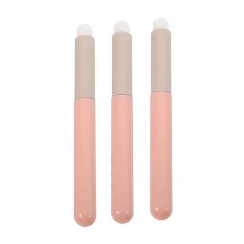 Beatifufu 3 Stück Teiliges Lippenpinsel Tragbare Lippenstift Applikatoren mit Weichem Pinselkopf Leichter Kosmetikpinsel für Damen für Reisen und Präzises Lippen Make Up von Beatifufu