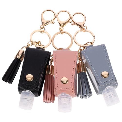 Beatifufu 3 Stück Teiliges Nachfüllbare Leere Flüssigkeitsflaschen mit Schlüsselanhänger Tragbare Handlotionspender für Unterwegs Geeignet für Männer Frauen Beatifufu 3 Stück Teiliges Nachfüllbare Leere Flüssigkeitsflaschen mit Schlüsselanhänger Tragbare Handlotionspender für Unterwegs Geeignet für Männer Frauen von Beatifufu