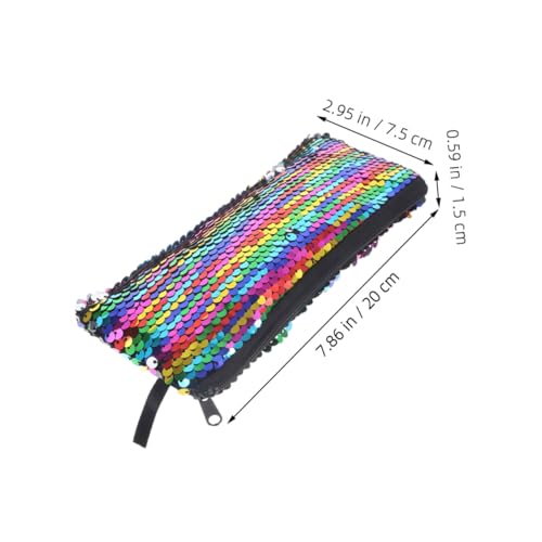 Beatifufu 3 Stück Teiliges Pailletten Kosmetiktäschchen Handlich Leichte Schminktasche für Lippenstift Make up Organizer Multifunktional für Frauen Teens Reise Kulturbeutel von Beatifufu